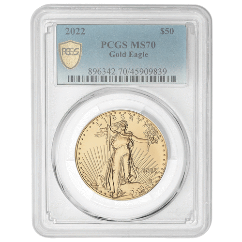 2022 ツバル 1オンス ジェームズ・ボンド60周年 PCGS MS70 Pre-Owned 2022 USA Eagle 1oz Gold Coin - PCGS Graded MS70