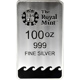 Pre-Owned Royal Mint Britannia 100oz Silver Bar