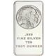 Silvertowne Mint USA Buffalo 10oz Silver Bar