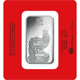 Pre-Owned 2017 PAMP Lunar Rooster 100g Silver Bar