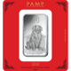 Pre-Owned 2018 PAMP Lunar Dog 100g Silver Bar