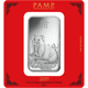 Pre-Owned 2019 PAMP Lunar Pig 100g Silver Bar