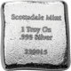 Scottsdale Mint Lion 1oz Cast Silver Bar