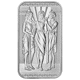 Pre-Owned The Royal Mint Three Graces 1oz Bullion Silver Bar