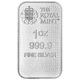 Pre-Owned The Royal Mint Three Graces 1oz Bullion Silver Bar