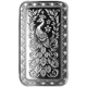 Scottsdale Mint Marquee Peacock 1oz Silver Bar