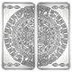 Aztec Sun Stone 10oz Silver Bar