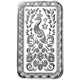 Pre-Owned Scottsdale Mint Marquee Peacock 1oz Silver Bar