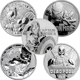 Pre-Owned Tuvalu Marvel Series 1oz Silver 5-Coin Collection - VAT Free
