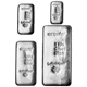 Metalor 100g, 250g, 500g & 1kg Silver Bar Bundle