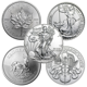 Pre-Owned Top 5 Silver Investment Coins Collection - 5 Coins - VAT Free