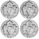 Scottsdale Mint Stacker Silver Rounds 1oz, 2oz, 5oz and 100g Collection
