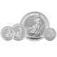 2026 UK Britannia 1oz, 1/2oz, 1/4oz, and 1/10oz Silver Coin Collection