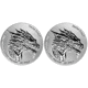 Scottsdale Mint 1oz and 2oz Dragon Stacker Silver Round Bundle