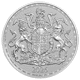 2026 UK The Royal Arms 1oz Silver Coin - Full Tube of 25 Coins