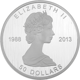 Pre-Owned 2013 Canadian Maple 25th Anniversary 5oz Silver Coin - VAT Free