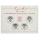 Pre-Owned 1984-1987 UK £1 Proof Silver 4-Coin Collection - VAT Free