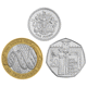 Pre-Owned 2003 UK Piedfort Proof Silver 3-Coin Collection - VAT Free