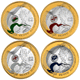 Pre-Owned 2002 UK Commonwealth Games £2 Silver Proof Piedfort 4-Coin Collection - VAT Free