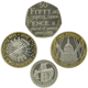 Pre-Owned 2005 Piedfort Proof Silver 4-Coin Collection - VAT Free
