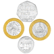 Pre-Owned 2005 Piedfort Proof Silver 4-Coin Collection - VAT Free