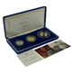 Pre-Owned 2004 UK Piedfort Proof Silver 3-Coin Collection - VAT Free