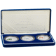 Pre-Owned 2002 Channel Islands Duke of Wellington Proof Silver 3-Coin Set - VAT Free