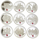 Pre-Owned 2004 UK Proof Route to Victory £5 Silver Coin Collection - VAT Free
