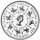 Pre-Owned UK 1993 Coronation 40th Anniversary Crown Proof Design Silver Coin - VAT Free
