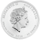 Pre-Owned 2016 Australian Lunar Monkey 1/2oz Silver Coin - VAT Free