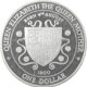 Pre-Owned 1994 Cayman Islands Lady of the Century $1 Silver Coin - VAT Free