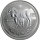 Pre-Owned 2009 Australian Lunar Ox 1oz Silver Coin - VAT Free