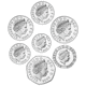 Pre-Owned 2008 UK Coinage Emblems of Britain Proof Silver 14-Coin Collection - VAT Free