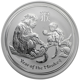 Pre-Owned 2016 Australian Lunar Monkey 1oz Silver Coin - VAT Free