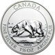 Pre-Owned 2013 Canadian Polar Bear 1.5oz Silver Coin - VAT Free