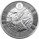 Pre-Owned 2017 Cayman Islands Marlin 1oz Silver Coin - VAT Free