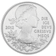Pre-Owned 2012 UK Queen Elizabeth II's Diamond Jubilee £5 Proof Silver Coin - VAT Free