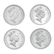 Pre-Owned 1994-1997 UK Proof £1 Silver Coin Collection - VAT Free