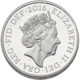 Pre-Owned 2016 UK The Last 'Round Pound' Piedfort £1 Silver Coin- VAT Free
