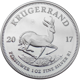 Pre-Owned 2017 South African Krugerrand 50th Anniversary 1oz Proof Silver Coin - VAT Free