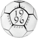 Pre-Owned 1996 UK 'A Celebration of Football' £2 Piedfort Proof Silver Coin - VAT Free