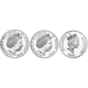 Pre-Owned 2003 UK HRH Prince William 21st Birthday Proof Silver Crown 3-Coin Set - VAT Free