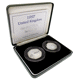 Pre-Owned 1997 UK 50p Proof Silver Two-Coin Set - VAT Free