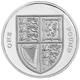 Pre-Owned 2009 UK Shield of the Royal Arms £1 Proof Silver Coin - VAT Free