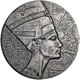Pre-Owned 2017 Republic of Chad Queen Nefertiti 5oz Silver Coin - VAT Free