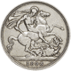 Pre-Owned 1898 UK Victoria Veiled Head Silver Crown - VAT Free