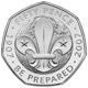Pre-Owned 2007 UK Scouts 100 Years of Adventure 50p Piedfort Proof Silver Coin - VAT Free