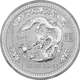 Pre-Owned 2000 Australian Lunar Dragon 1oz Silver Coin. Series I - VAT Free