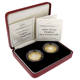 Pre-Owned 1997 & 1998 UK £2 Proof Silver Piedfort 2-Coin Set - VAT Free