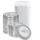 Pre-Owned Australian Kangaroo 1oz Silver Coin - Mixed Dates - VAT Free